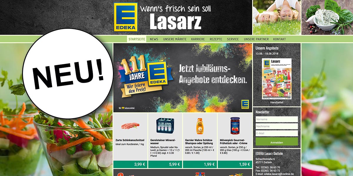 Unsere neue Website